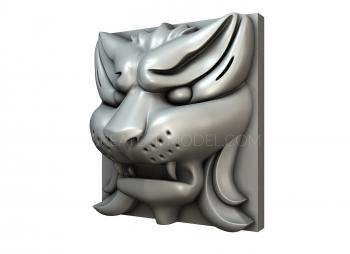 Mask (MS_0101) 3D model for CNC machine